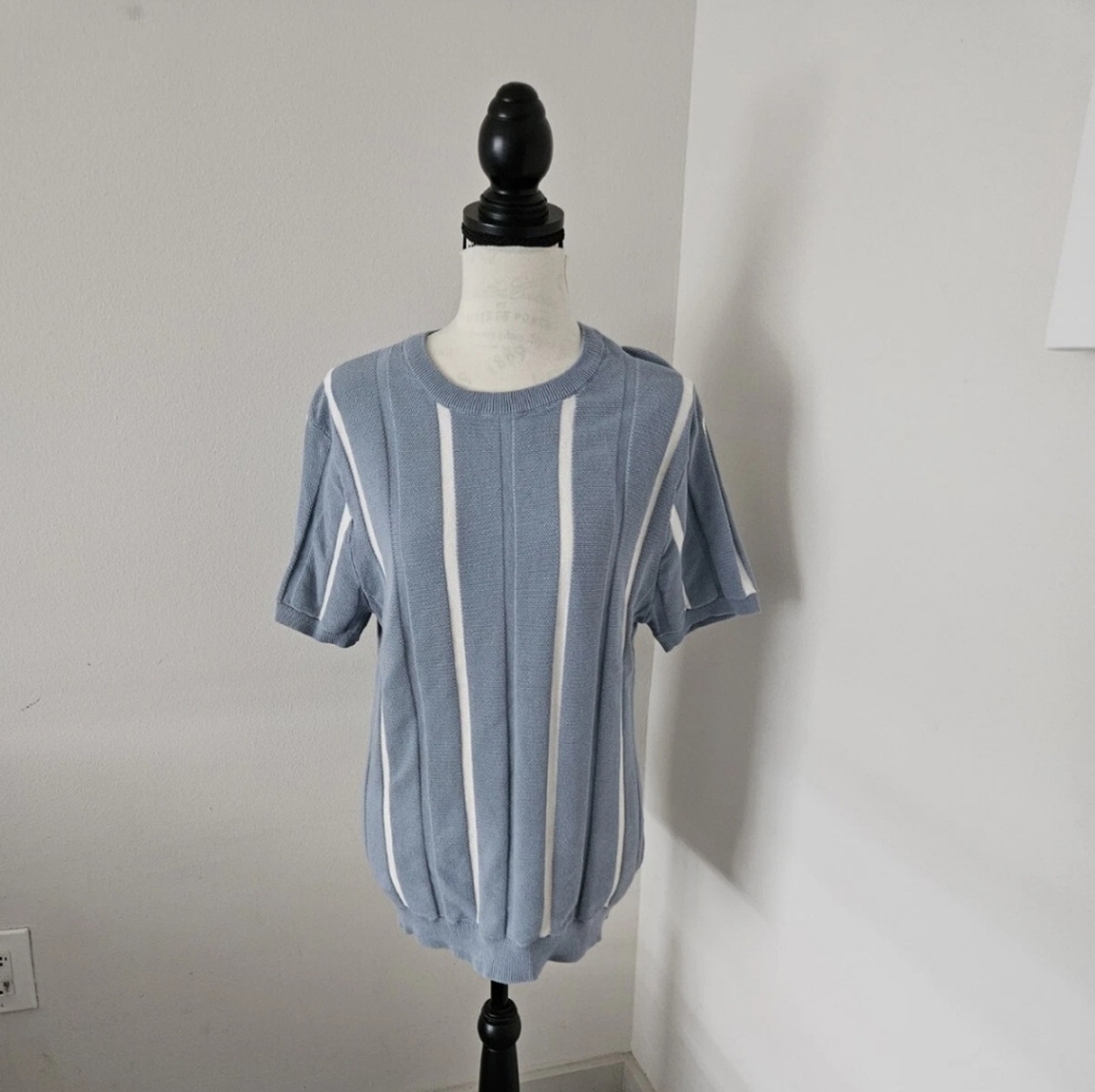 💙Primark Light Blue Knit Sweater 100% cotton size medium💙